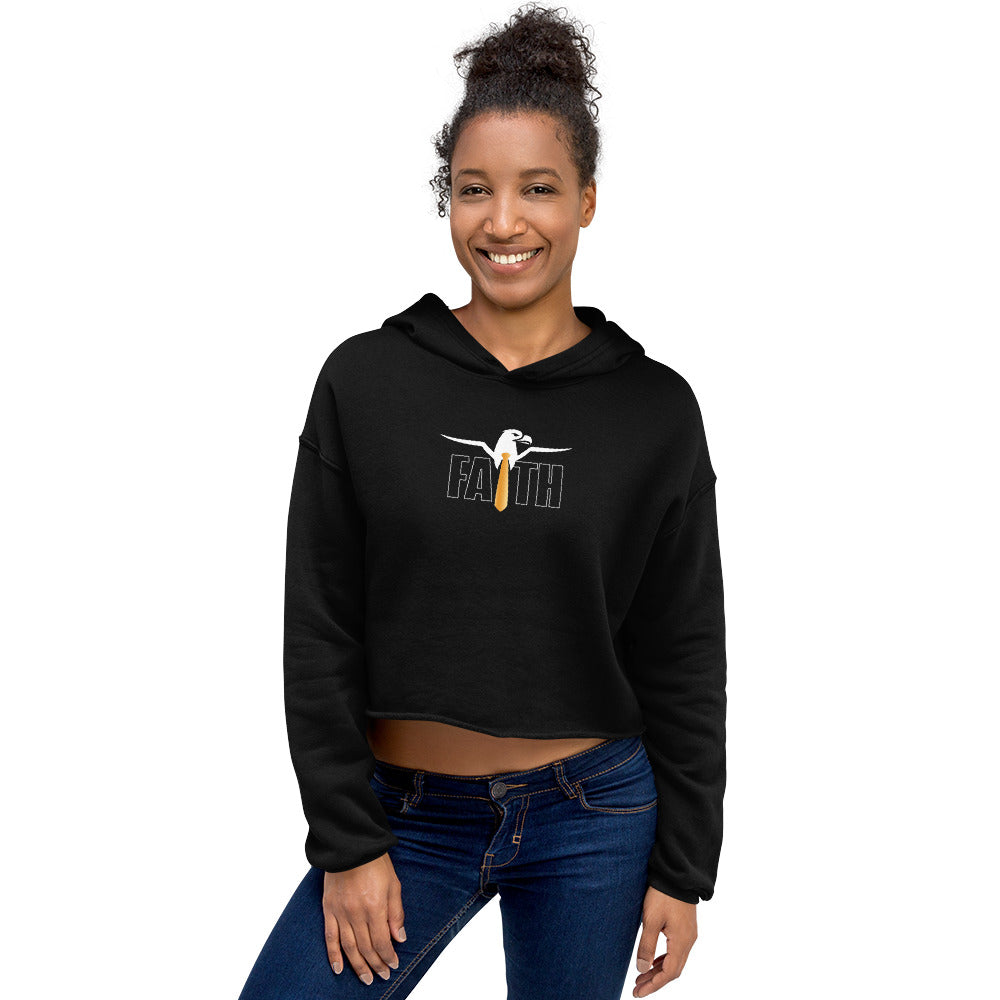 Eagle Faith Crop Hoodie